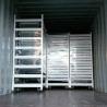 Buy cheap Mobile 30 Holes Danish Flower Trolley H74.8inch DC Container Flower Cart With Wheels from wholesalers