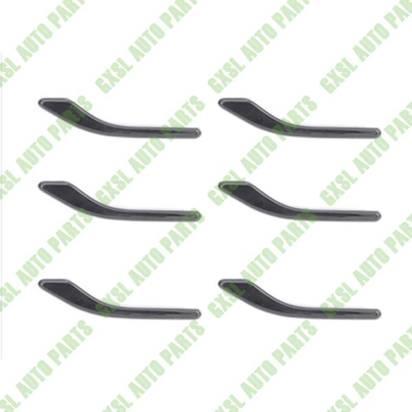 For Maserati Ghibli 2014-2021 Glossy Black Side Air Vent Fender Cover Car