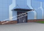 Automatic Glass Sectional Industrial Garage Doors Steel Buildings Kits Superior