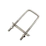 Passivation Finish Square U-Bolt SS 304 316 Stainless Steel M10 M12 6mm 8mm x