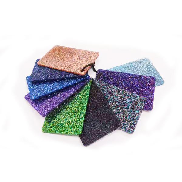 Buy cheap Decorative Shiny Glitter Acrylic Sheet 1050x1860mm 1220x2440mm from wholesalers