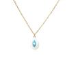 Buy cheap Turkish 14k Gold Necklace Jewelry Evil Eye Bead Pendant Necklace from wholesalers