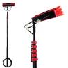 Buy cheap Telescopic Aluminum Pole Solar Panel Brushes 12 / 18 / 20 / 24 / 30 / 36 FT from wholesalers