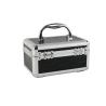 Buy cheap Small Black PU Aluminum Cosmetic Case, Aluminum Cosmetic Beauty Boxes from wholesalers