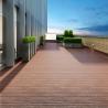 Buy cheap Manufacturer wood color Aluminum Alloy Floor Coated with TPE for your yard balcony park from wholesalers