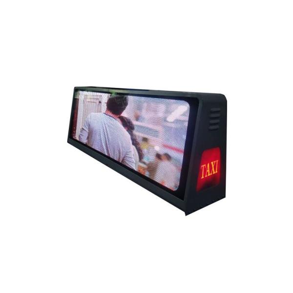 Buy cheap LED 4G Wifi taxi led display led screen car advertising taxi top sign for car advertising P2.5 Outdoor waterproof screen from wholesalers
