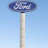 Buy cheap Aurora Modern Pylon Signs 15000mm Stainless Steel / SUS For Business Mall from wholesalers