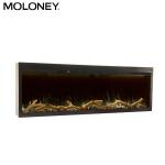 47inch 1200mm Fully Recessed Electric Fireplace Remote Control DIY Log Stones