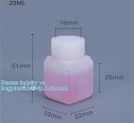 60ml To 1000ml Hdpe Bottle Square Plastic Jar Gem Spice Cookies Powder Cosmetic