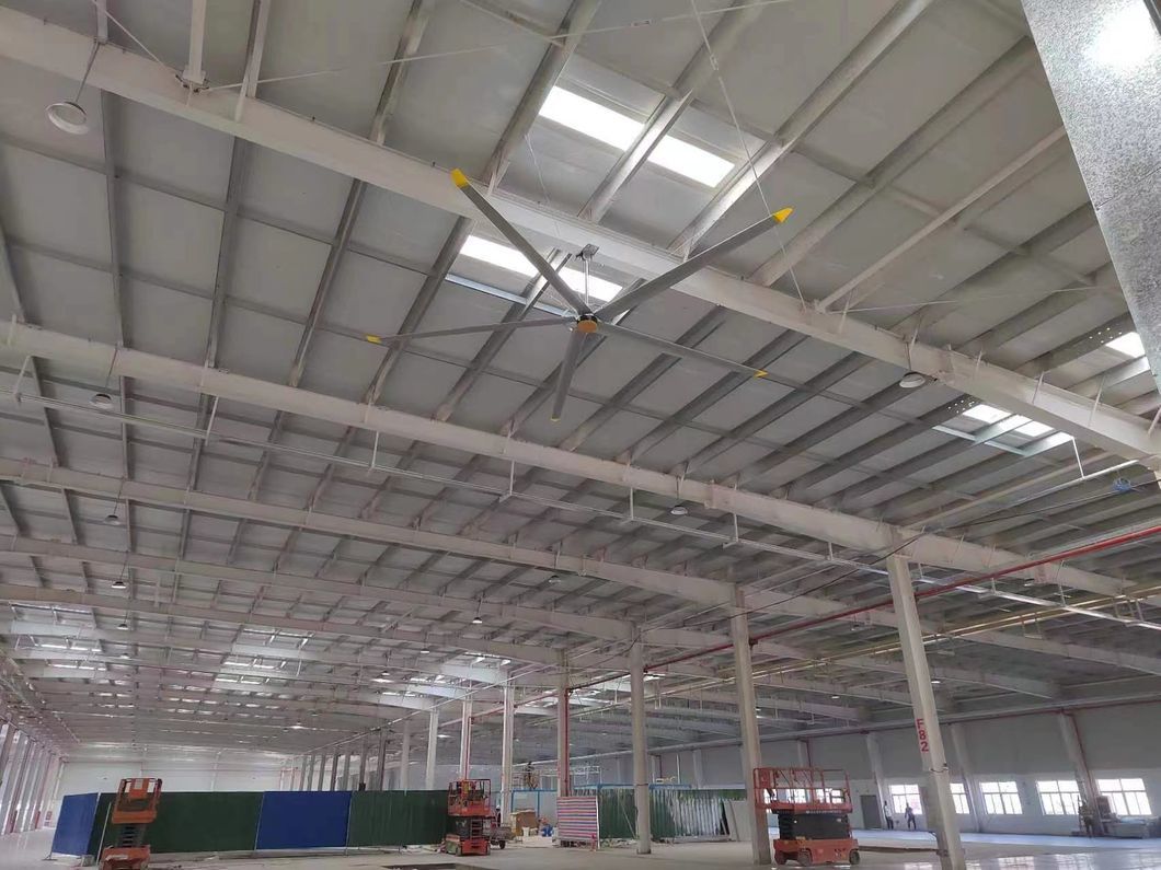 Aluminum Magnesium Alloy Hvls Giant Ceiling Fan with 6 Blades