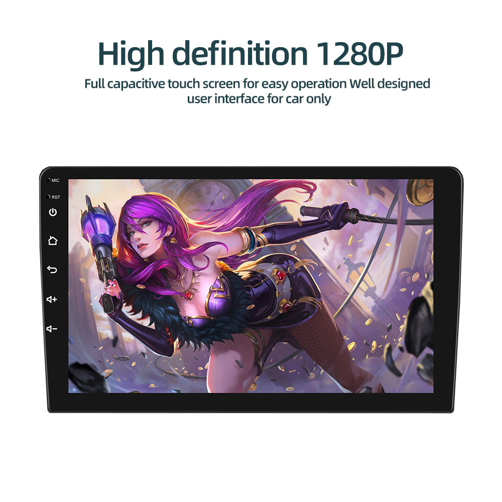 1280*800 7" 9" Inch Universal FM GPS 2 Din Touch Screen Car Audio System Stereo Video Android Car Radio