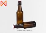 Logo Embossed Swing Top Beer Bottles High Temperature Processed Colorful Print
