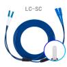 Buy cheap Custom Single Mode Duplex Armored Fiber Optic Patch Cable LC SC FC ST from wholesalers