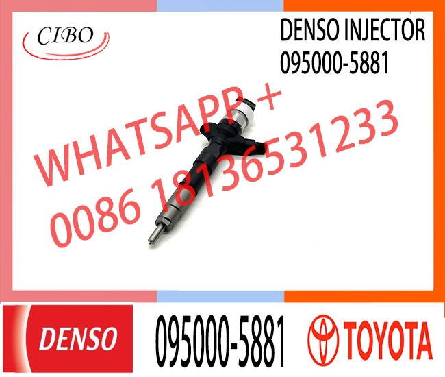 diesel engine parts 23670-30050 nozzle injector 095000-5881 HILUX 1KD 2KD sprayer diesel engine injection