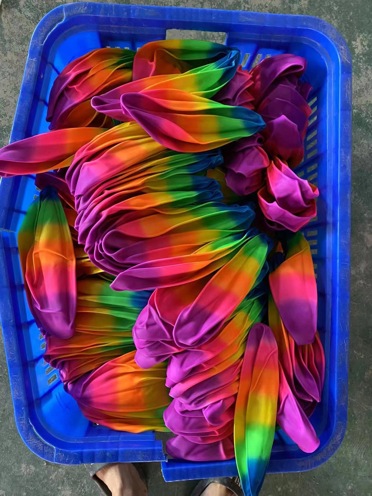 Stand Out from the Crowd with Inflatable Rainbow Print Balls
