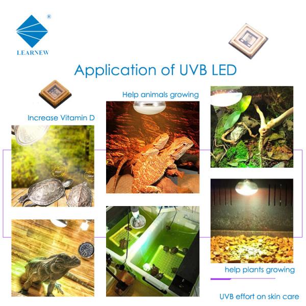 Photosensitive 3W 3535 UVB LED Chips 320nm 315nm 306nm 340nm For Curing And