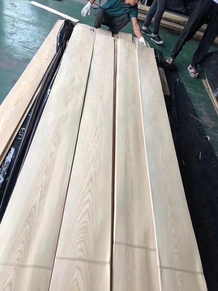 Buy cheap Length 210cm White Ash Wood Veneer 12cm Width Cabinet Interior Veneer from wholesalers