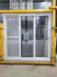 Exterior PVC Sliding Door Double Tempered Glass Patio Balcony Sliding Glass