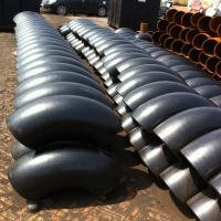 Buy cheap ASTM A53 Carbon Steel Butt Weld Elbow DN150 SCH 30 Forged Sand Blasting product
