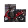 Buy cheap White And Red Color Two Wheel Gas Moped Scooter 3.6 Nm / 7500 Rpm Torque from wholesalers