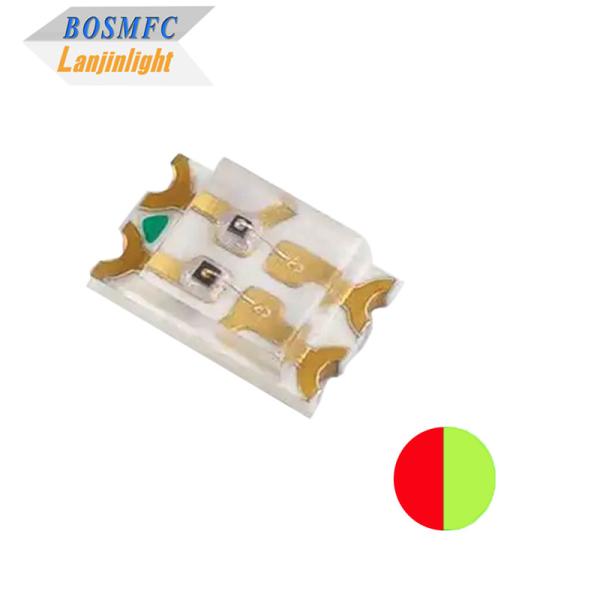 Durable 0805 Bi Color SMD LED Emitting Diode Red And Green Surface Mounted 2012