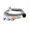 Buy cheap Kenz 16 Pins EKG Cable 6 Leads 10 Leads AHA Pinch Compatible from wholesalers