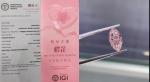 Fancy Sakura Pink Diamond Lab Created Colored Pink Lab Grown Diamond