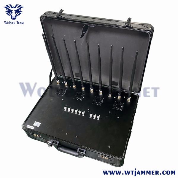 Buy cheap 40W 8 Band Portable Handbag WIFI2.4G WIFI5.8G 2G 3G 4G Cell Pone Jammer -WT808TA5-8 from wholesalers