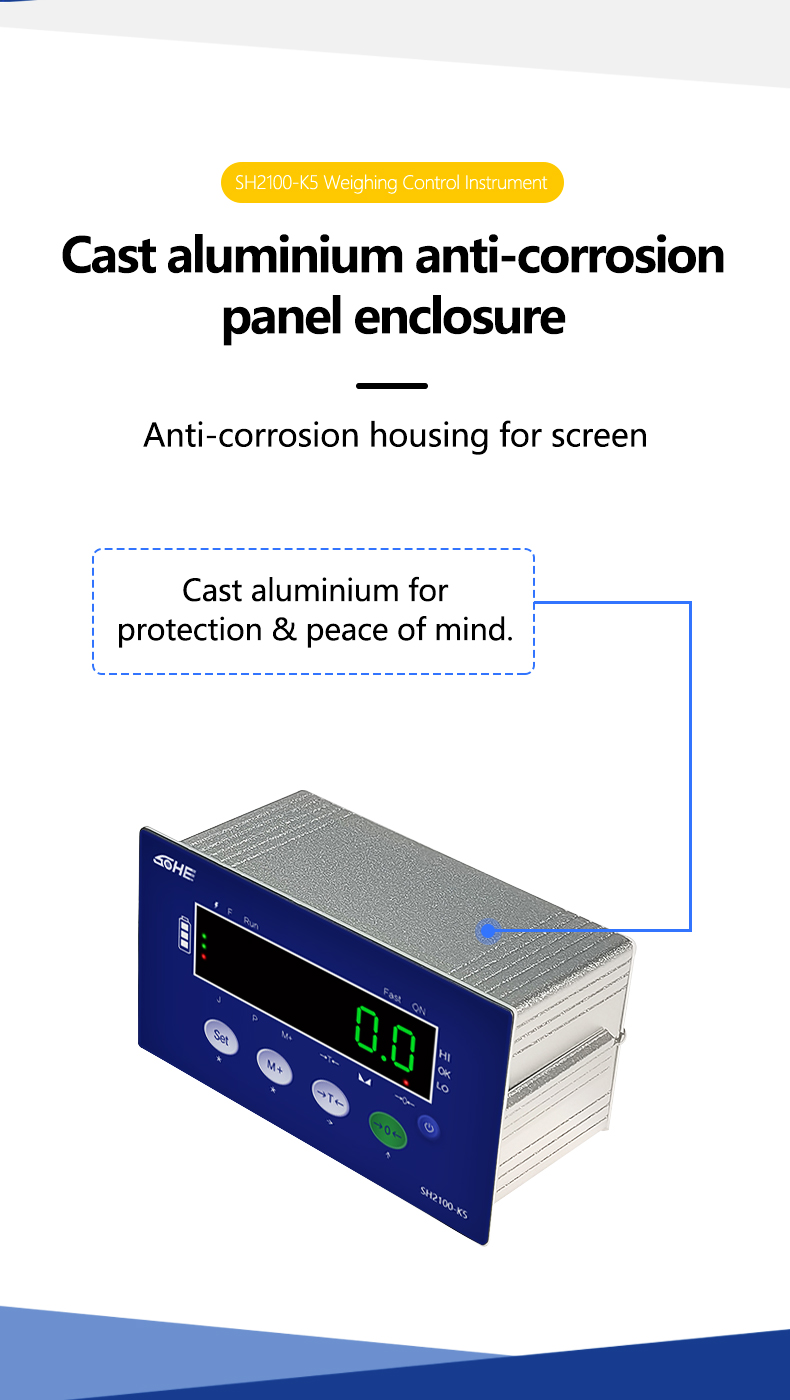 SOHE K5 Controlled Weighing and Data Transmission via 232/485 with Customized Support