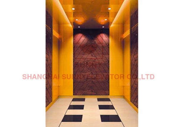 Buy cheap Single Door Passenger 4.00m/S 1600kg Passenger Elevator Mirror Etching Stainless Steell from wholesalers