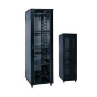 Buy cheap 12U - 47U Floor Network Cabinet With Glass Door / Mesh Front Door product