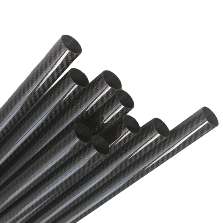 200 Degree Heat Resistant Carbon Fiber Rod 3k Twill Curved Tube Connectors for Market