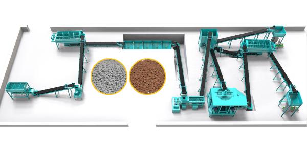 Buy cheap Organic fertilizer production line Compound fertilizer production line NPK production line Blended fertilizer production line from wholesalers