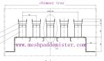 1000mm Stainless Steel Tower Internals For Chimney Tray