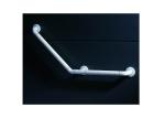 White / Yellow Color Toilet Cubicle Hardware Nylon Safety Handle Non - Barrier