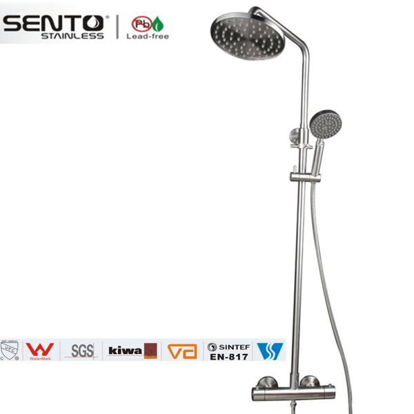 Buy cheap Hotel bathroom water saving thermostatic shower set with good price from wholesalers