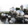 Buy cheap Custom Made Mirror Polished Modern Stainless Steel Sculpture 316 Hollow Ball from wholesalers