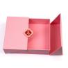 Buy cheap Unique pink magnetic Gift Box with Custom Design packaging for cosmetics products from wholesalers