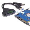 Buy cheap USB 3.0 Male To SATA 22Pin Female Adapter With USB 2.0 Power Supply Cable For 2.5 inch Har from wholesalers