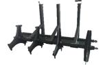 Iron Stainless Steel Anti Ram Folding Parking Barrier Y Shaped