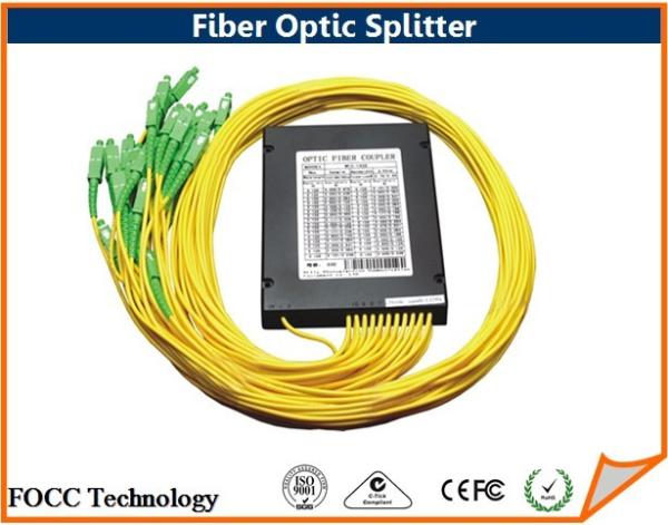 Buy cheap PLC Fiber Optic Splitter Dual Window Singlemode Passive Optical Splitter Loss from wholesalers
