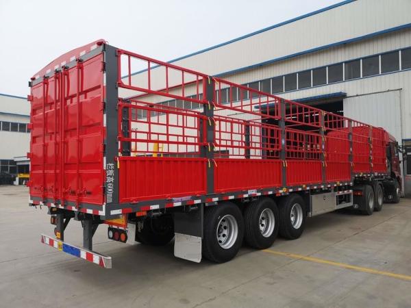 Buy cheap Axles Pig Transport Horse Carriage Fence Semi Trailer Customized Size from wholesalers