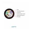 Buy cheap Aerial Duct GYFTY G625d 12 24 48 Core Fiber Optical Cable With FRP Strength Member from wholesalers