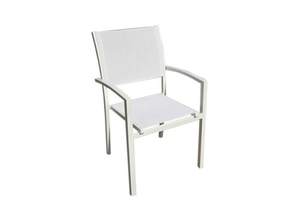 Buy cheap Eco Friendly Textilene Outdoor Foldable Chair Aluminum Stackable Patio Chairs from wholesalers
