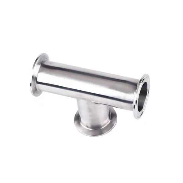 Buy cheap Stainless Steel 316 304 Polishing Sanitary Ss304 3-way Tri-Clamped Equal Tee for Food Milk from wholesalers
