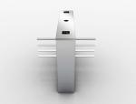 30W SS304 Acrylic Half Height Turnstile Gate 24V Waist Height Turnstiles