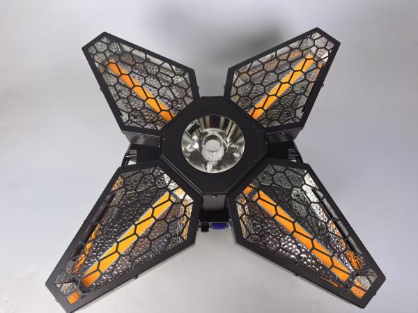 Buy cheap Moving Head Light Manufacturers 3in1 LED Retro Fan 4 Leaves Disco from wholesalers