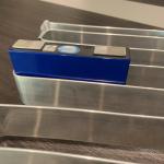 Aluminum microchannel ribbon flat cooling tube for ev prismatic battery side