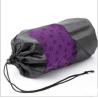 Buy cheap purple yoga towel with mesh bag for yoga from wholesalers