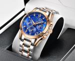 19cm Stainless Steel Quartz Watch For Ladies Waterproof 3BAR 10 ATM